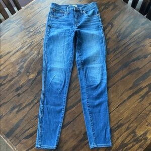 Madewell Women's Skinny Jeans in Deep Blue
